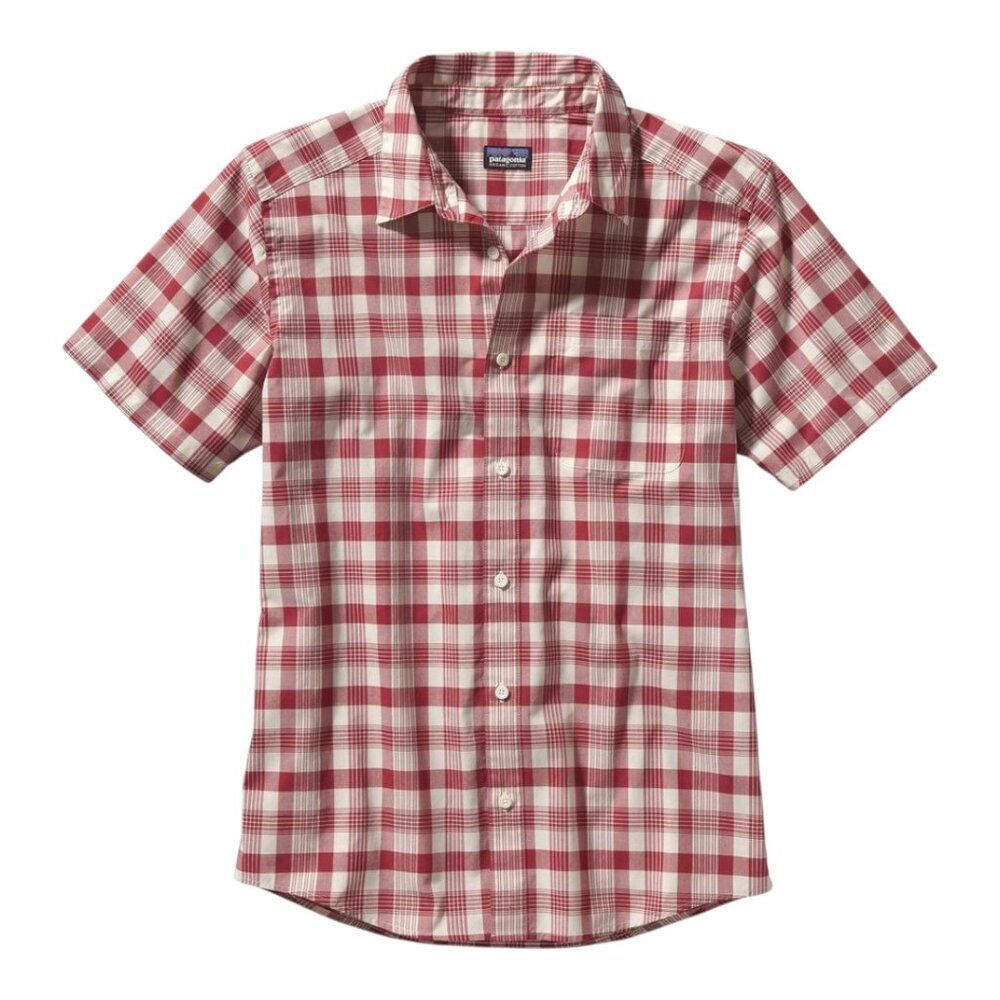 Patagonia | Plaid Organic Cotton Everyday Go To Shirt | XL | Red White